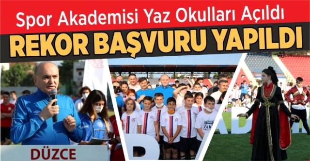DÜZCE'NİN İKİ SPOR KAMPÜSÜ OLACAK"