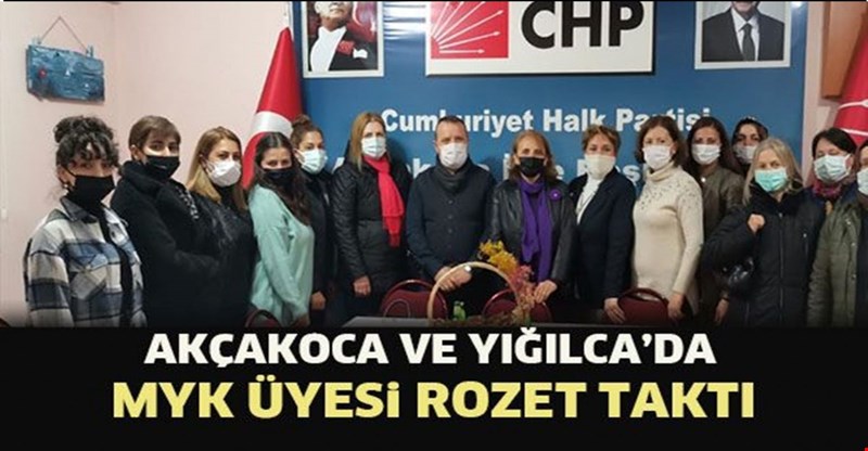 KADIN KOLLARI MYK ÜYESİ AZİZE ÇEROĞLU YIĞILCA VE AKÇAKOCA’DA