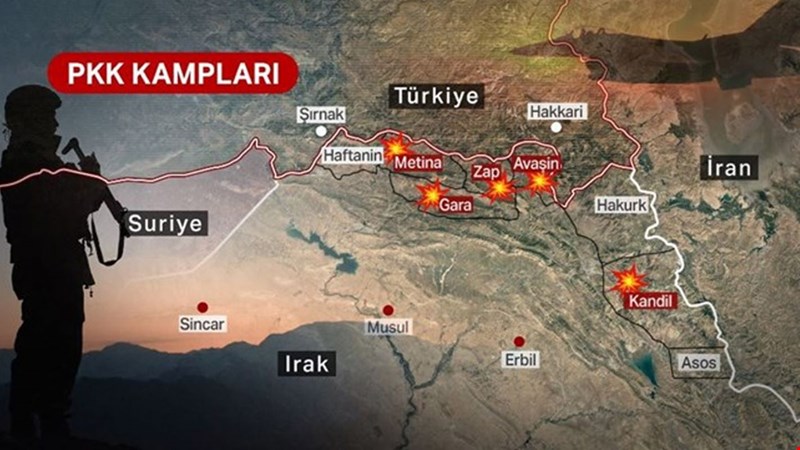 Kuzey Irak'a hava destekli kara harekatı: Özel Harekat bölgeye indirildi...