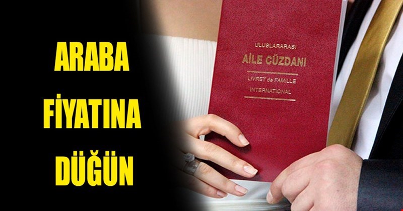 Ortalama düğün fiyatı dudak uçuklattı!