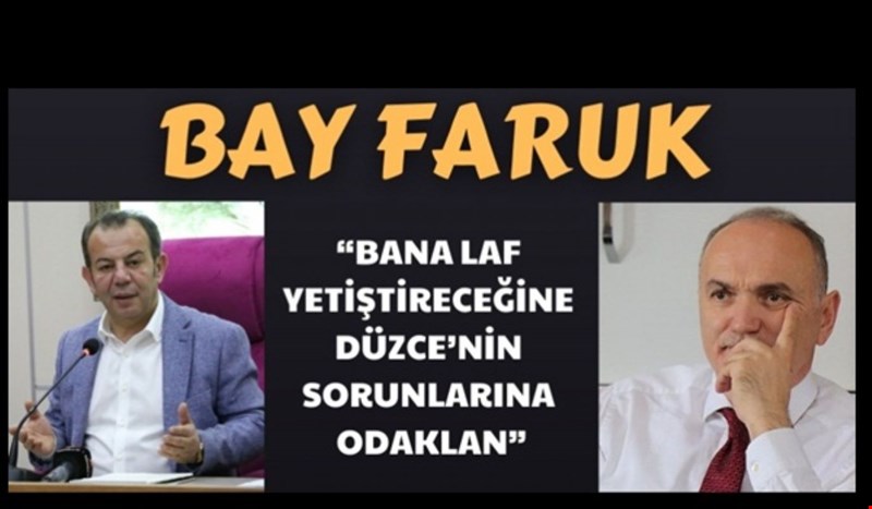TANJU ÖZCAN'DAN BAY FARUK'LU SERT CEVAP...