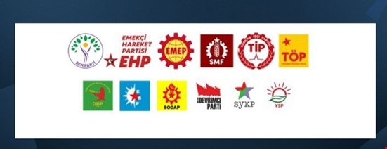 12 siyasi parti ve demokratik oluşumdan ortak ‘Halep’ açıklaması