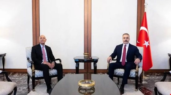 15 günde 3 kez: Dışişleri Bakanı Hakan Fidan, ABD'nin Ankara Büyükelçisi Tom Barrack'la Ankara'da görüştü