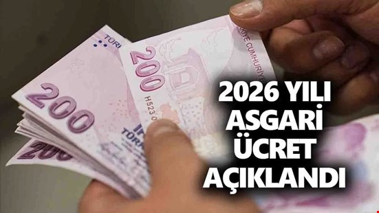 2026 asgari ücreti 28 bin 75 TL olarak açıklandı