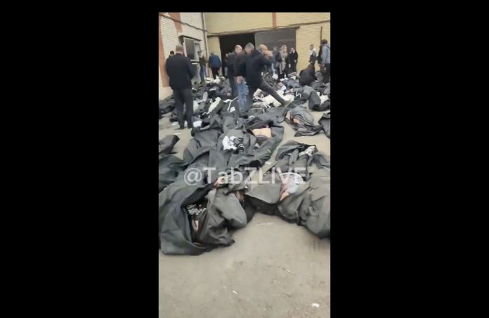 İran’dan şok edici görüntüler: Adli Tıp bahçesinde yüzden fazla ceset torbası