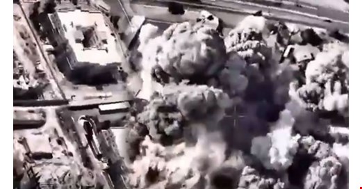 İsrail ordusu görüntüleri servis etti! Devrim Muhafızları Karargahı böyle yerle bir edildi