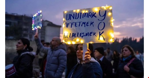 6 Şubat'ın üçüncü yılında "Unutmak, affetmek, helalleşmek yok" yürüyüşü