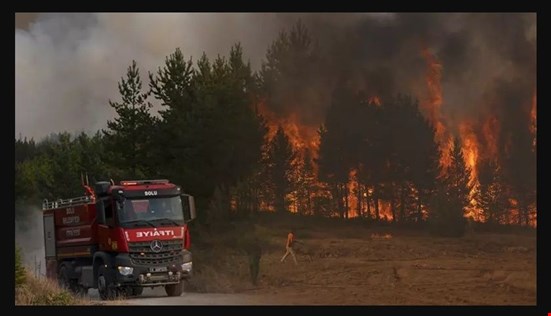 Başkentteki yangın Bolu’ya sıçradı