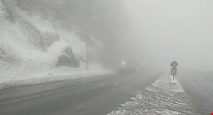 Bolu Dağı'nda kar yağışı