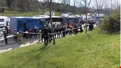 Cezaevi araçları kaza yaptı: 6 jandarma personeli yaralandı