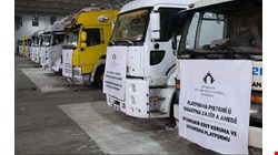 Diyarbakır’dan gönderilen yardım tırları, Kobani’ye ulaştı