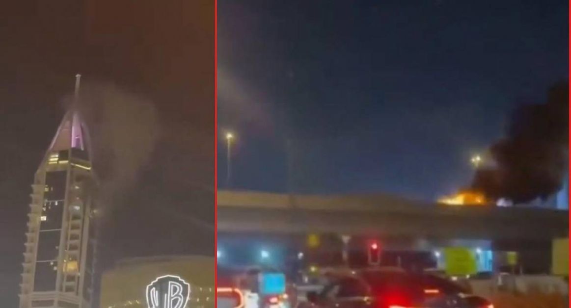 Dubai'ye art arda saldırı: Havalimanının ardından şehrin simge gökdeleni de vuruldu