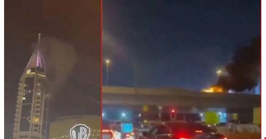 Dubai'ye art arda saldırı: Havalimanının ardından şehrin simge gökdeleni de vuruldu