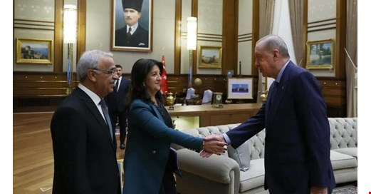 Erdoğan: DEM Parti heyetiyle umut verici bir görüşme yaptık, yansımalarını önümüzdeki günlerde göreceğiz