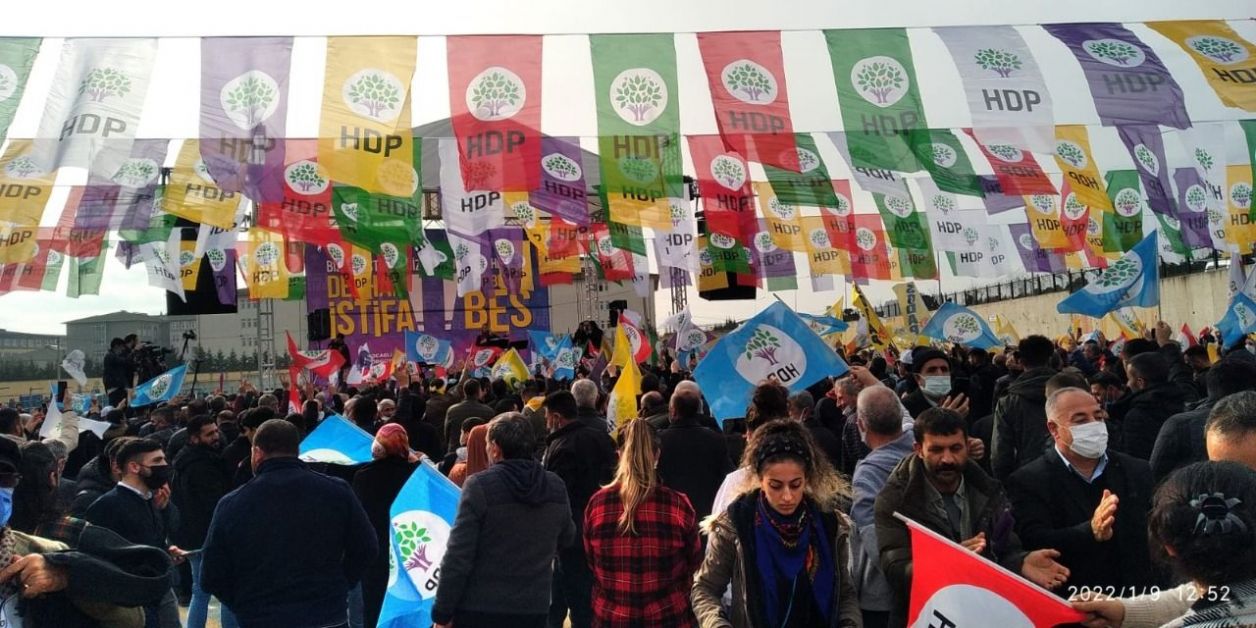 HDP’nin mitingine büyük ilgi