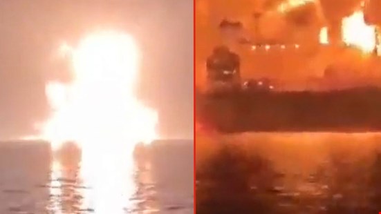 Irak açıklarında Amerikan ve Yunan tankerleri vuruldu