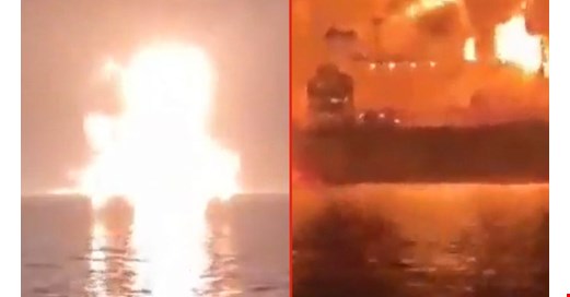 Irak açıklarında Amerikan ve Yunan tankerleri vuruldu