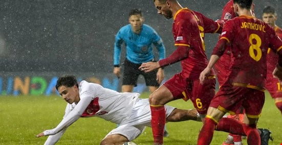 Karadağ'da hezimet gecesi: A Milli Takım, zayıf rakibine 3- 1 yenildi