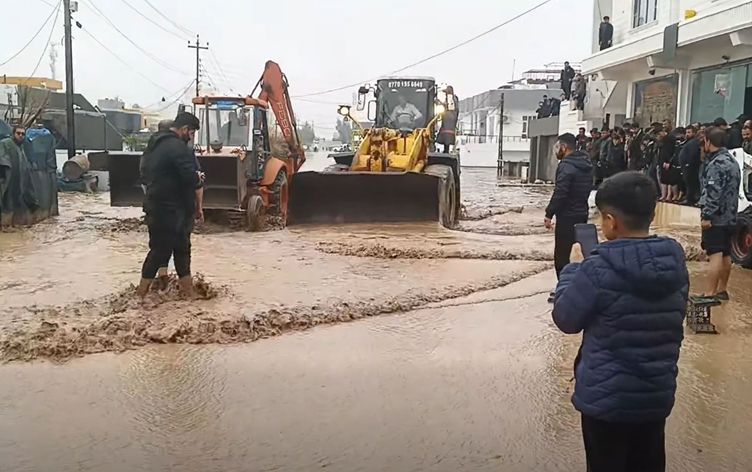 Kürdistan’da şiddetli yağış ve sel: 3 can kaybı, Çemçemal’de resmi tatil