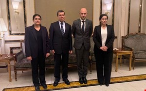 Mazlum Abdi başkanlığındaki Rojava heyeti, Fransa Dışişleri Bakanı Barrot ile görüştü