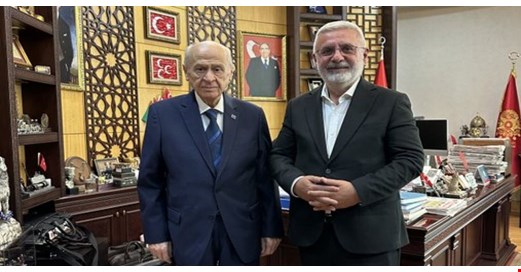 Mehmet Metiner'den Devlet Bahçeli'ye ziyaret