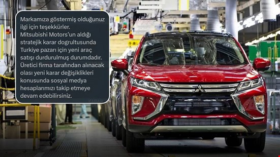 Mitsubishi Türkiye'den çekilmiş olabilir