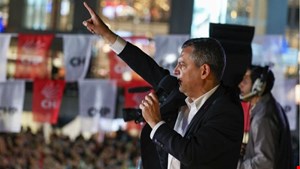 Özel, Şişli'de düzenlenen mitingde konuştu