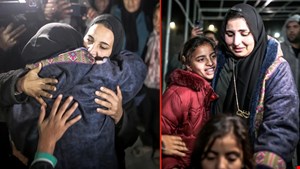 Refah'ta geçişler başladı: Filistinliler 2 buçuk yıl sonra aileleri ile buluştu