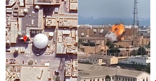 Savaşta kırılma anı! İran Bahreyn'deki ABD radarını böyle vurdu