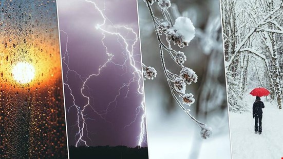 Sıcak hava yerini kar, sağanak ve fırtınaya ve bıraktı: 10 ile "sarı" kodlu alarm