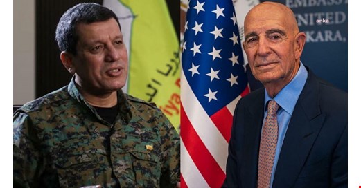 Suriye’de dikkat çeken görüşme: ABD’nin Ankara Büyükelçisi ve Suriye Özel Temsilcisi Barrack, Abdi ile bir araya geldi