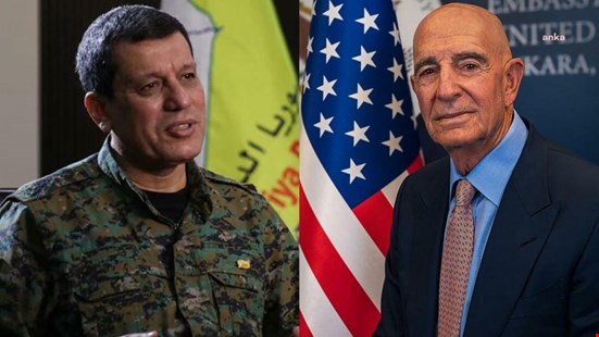 Suriye’de dikkat çeken görüşme: ABD’nin Ankara Büyükelçisi ve Suriye Özel Temsilcisi Barrack, Abdi ile bir araya geldi