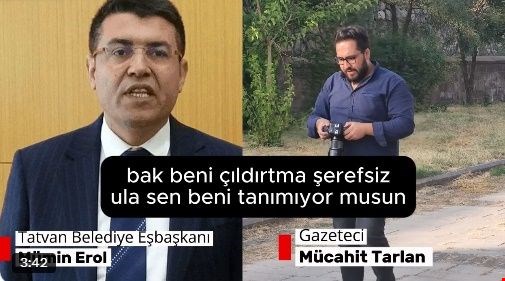 Tatvan’da gazeteciye yönelik saldırı iddiası