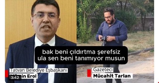 Tatvan’da gazeteciye yönelik saldırı iddiası