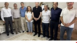 Tuncer Bakırhan, İmralı'dan tahliye edilen Veysi Aktaş’ı ziyaret etti