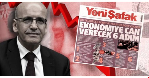 Yeni Şafak’tan ekonomi yönetimine reçete: 'Ekonomiye can verecek 6 adım'
