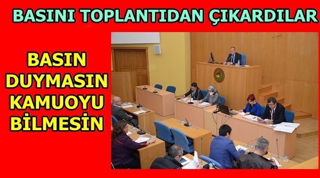 Düzce Belediyesinden basına sansür iddiası...