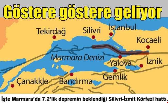 Deprem göstere göstere geliyor!
