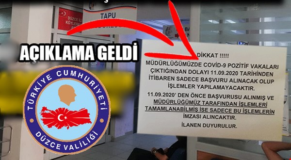 Valilik açıkladı...14 Eylül’den İtibaren Normale Dönecek