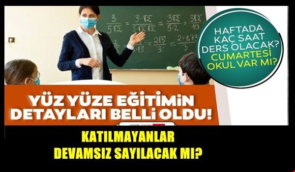 MEB, yüz yüze eğitime geçişin detaylarını paylaştı