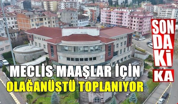 BELEDİYE MECLİSİ SALI GÜNÜ OLAĞANÜSTÜ TOPLANACAK