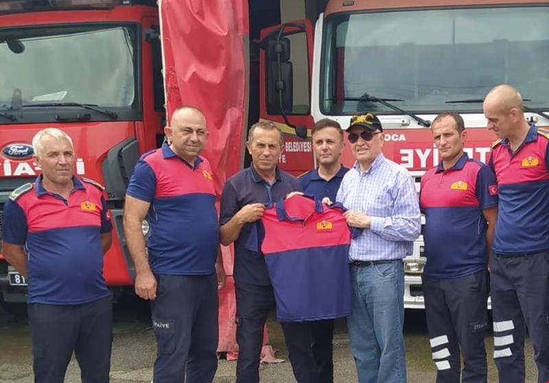 Akçakoca İtfaiyesine Sürpriz Konuk