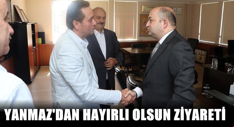 BAŞKAN YANMAZ M.ALİ COŞKUN'U TEBRİK ETTİ