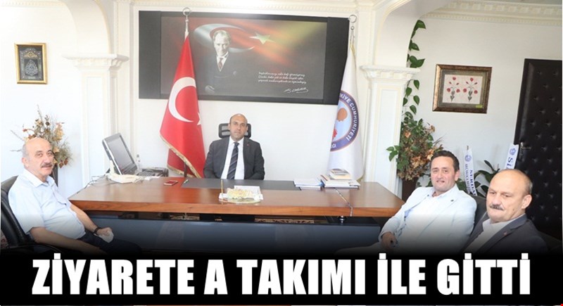 BELEDİYE BAŞKANI YANMAZ’DAN, KAYMAKAM CAN’A HAYIRLI OLSUN ZİYARETİ