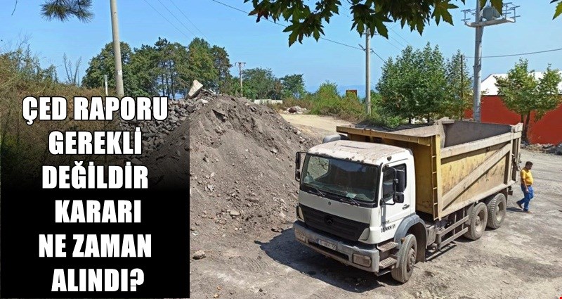 “ÇED RAPORU GEREKLİ DEĞİLDİR” KARARI HANGİ İNTERNET SİTESİNDE YAYINLANDI?