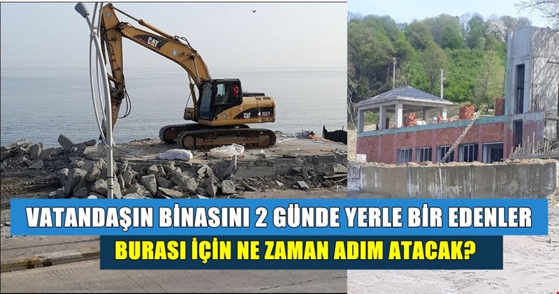 ÇUHALLI’DA BAŞKA KALKIN’DA BAŞKA OLMAZ, KIYI AYNI KIYI, KANUN AYNI KANUN!