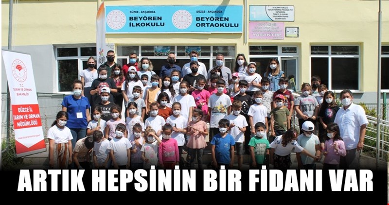 FİDAN DİKTİLER İSİMLERİNİ VERDİLER