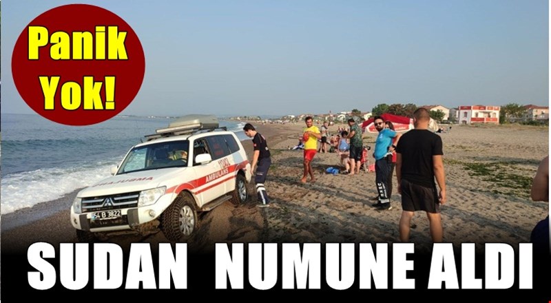 Karasu Sahili'nden alınan deniz suyu numunesinin sonuçları belli oldu
