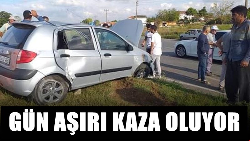 KOCAALİ - AKÇAKOCA YOLUNDA KAZA...