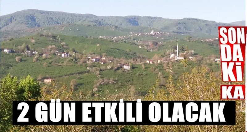 Meteoroloji uyardı! Fındığı Sele Kaptırmayın! Evden şemsiyesiz çıkmayın!